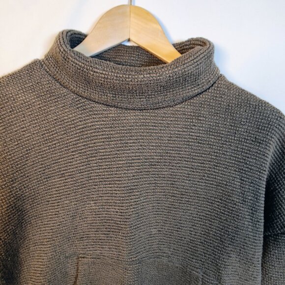 90 Degree by Reflex Women's Large Gray Pullover Turtleneck Sweater - Picture 4 of 10